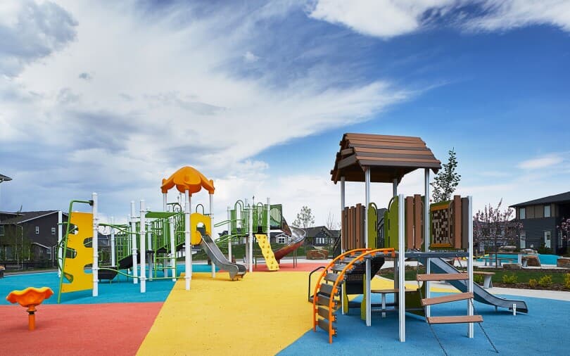 Playground at Livingston by Brookfield Residential in Calgary, AB