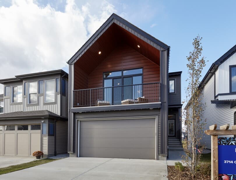 Exterior of Hudson at Chappelle Gardens in Edmonton, AB by Brookfield Residential