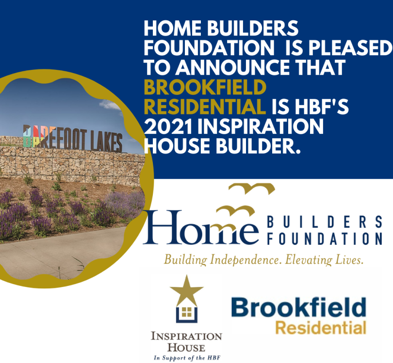 Home Builders Foundation partnership with Brookfield Residential Colorado announcement