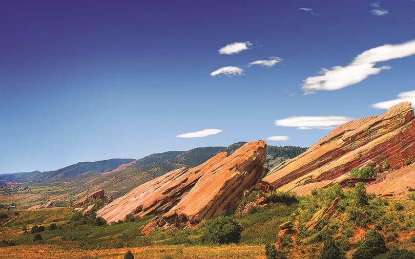 Red Rocks view from Solterra in Lakewood, CO by Brookfield Residential