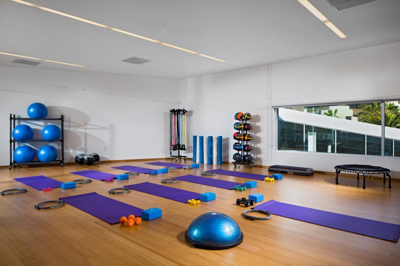 Yoga Room at the resort in Playa Vista CA Brookfield Residential