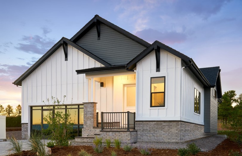 Exterior of the Lumen home in Denver, CO by Brookfield Residential