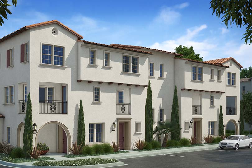 New Townhomes Citrus Palm at Rosedale in Azusa CA Brookfield Residential