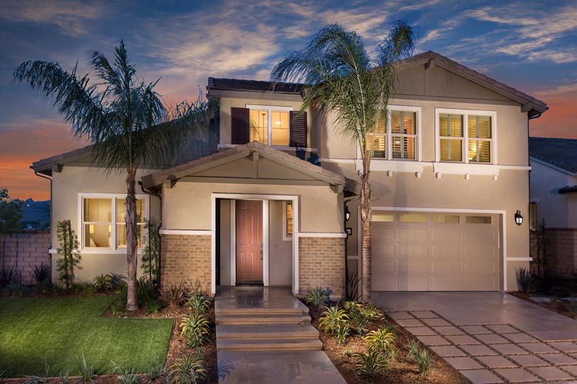 Residence 3 Exterior Province at Audie Murphy Ranch in Menifee CA Brookfield Residential