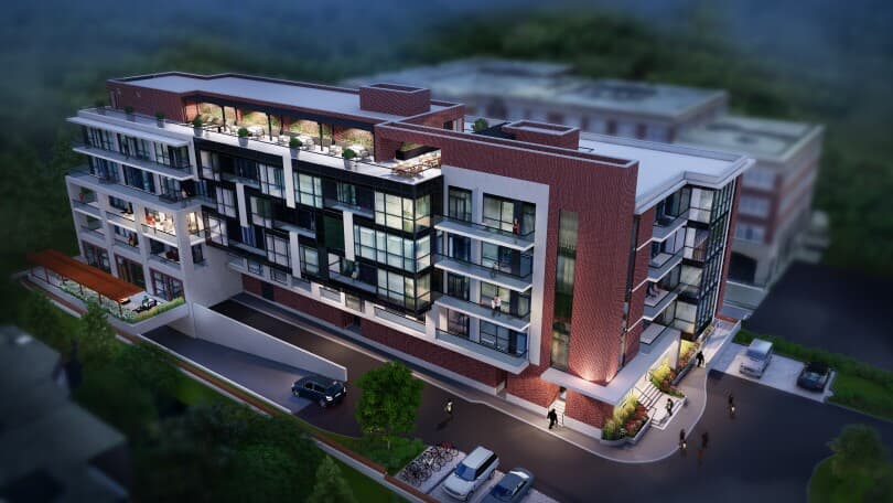 Exterior rendering of 50 Ann in Bolton by Brookfield Residential Ontario
