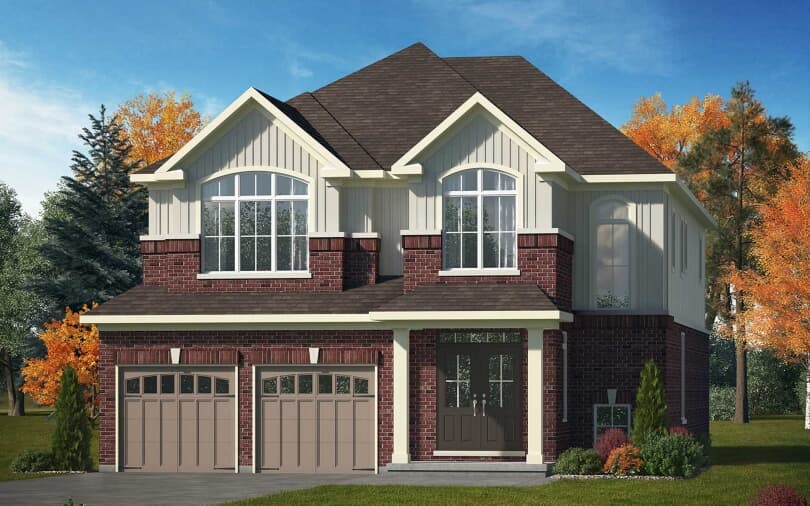Yellowstone Style A New Home Exterior | Pinehurst in Paris, Ontario | Brookfield Residential