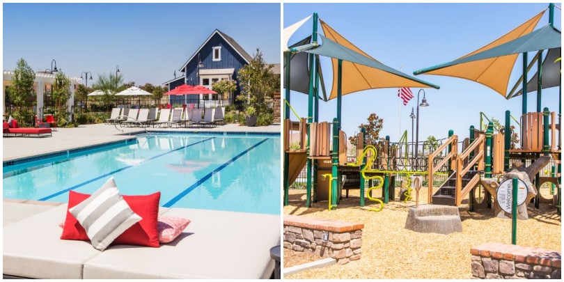Pool and Playground at Audie Murphy Ranch in Menifee, CA